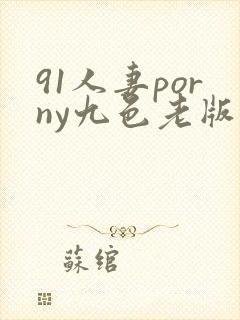 91人妻porny九色老版