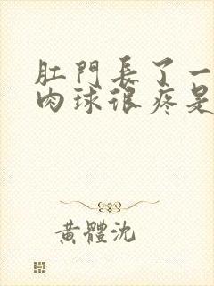 肛门长了一个小肉球很疼是怎么回事