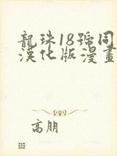 龙珠18号同人汉化版漫画封面