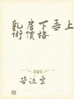 乳房下垂上提手术价格