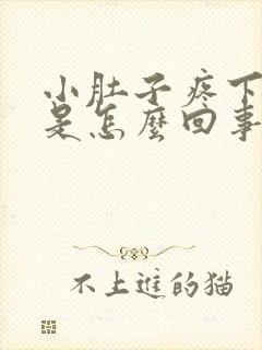 小肚子疼下坠疼是怎么回事