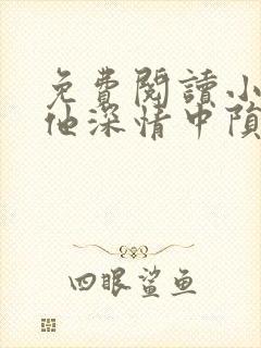 免费阅读小说在他深情中陨落封面