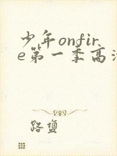 少年onfire第一季高清完整版