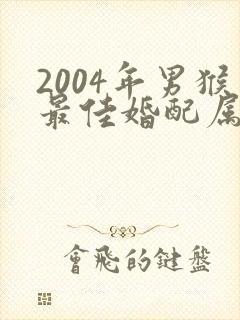 2004年男猴最佳婚配属相