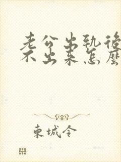 老公出轨后我走不出来怎么办封面