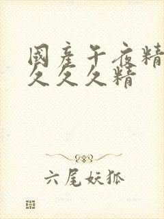 国产午夜精品久久久久精