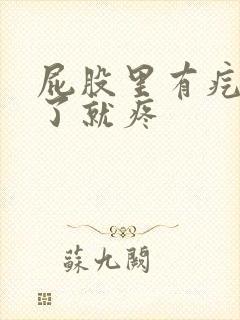 屁股里有疙瘩压了就疼封面