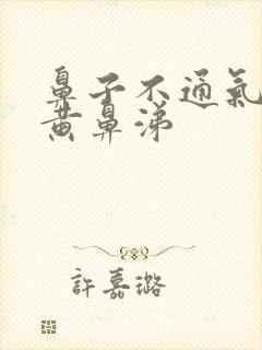 鼻子不通气,有黄鼻涕