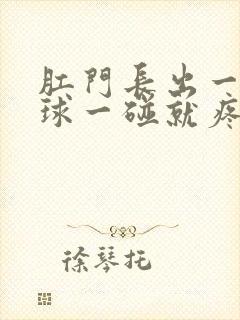 肛门长出一个肉球一碰就疼