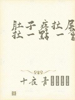 肚子疼拉屎只能拉一点 一会一拉