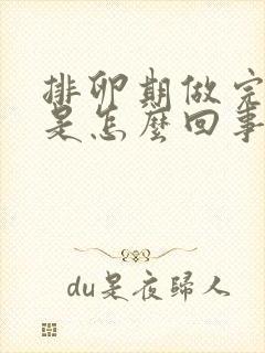 排卵期做完出血是怎么回事封面