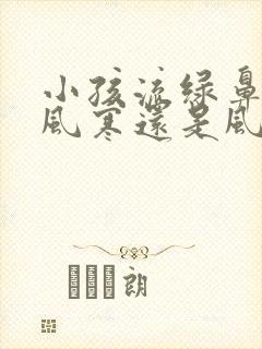 小孩流绿鼻涕是风寒还是风热