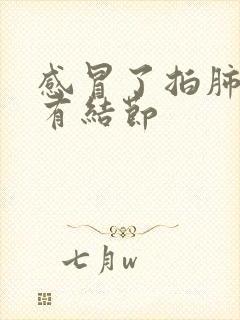 感冒了拍肺ct有结节