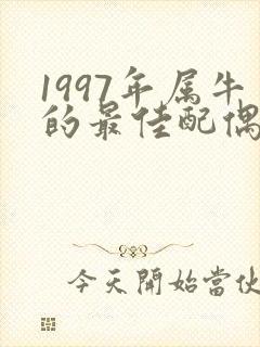 1997年属牛的最佳配偶属相
