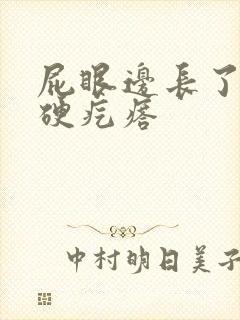 屁眼边长了一个硬疙瘩封面