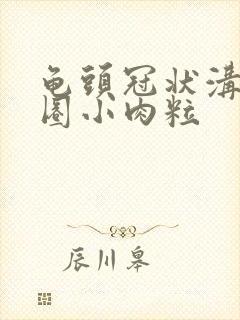 龟头冠状沟有一圈小肉粒