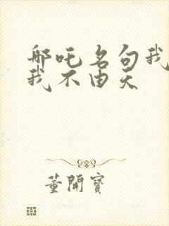 哪吒名句我命由我不由天