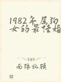 1982年属狗女的最佳婚配