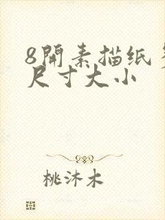 8开素描纸多大尺寸大小