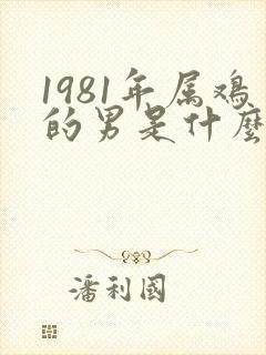 1981年属鸡的男是什么命运