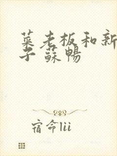 菜老板和新婚妻子 苏畅