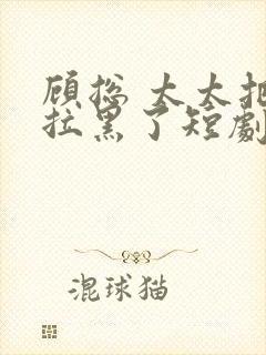 顾总 太太把你拉黑了短剧封面