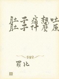 肚子痛想吐不拉肚子什么原因