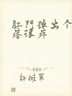 肛门掉出个硬疙瘩很疼