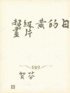 超级黄的日本动画片封面