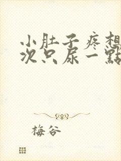 小肚子疼想尿每次只尿一点