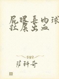 屁眼长肉球很疼拉屎出血