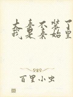 大秦不装了你爹我是秦始皇完全版封面