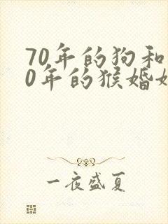 70年的狗和80年的猴婚姻相配吗