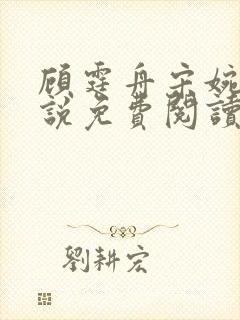 顾霆舟宋婉清小说免费阅读最新章节封面