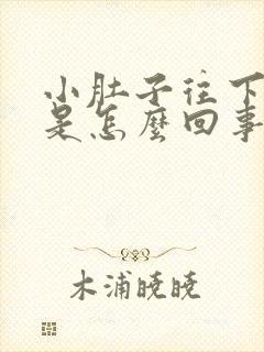 小肚子往下坠疼是怎么回事