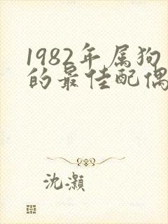 1982年属狗的最佳配偶属相封面