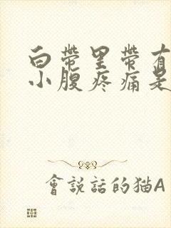 白带里带有血丝小腹疼痛是怎么回事封面