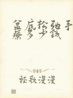 盆底松弛手术治疗多少钱