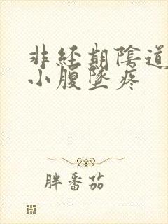 非经期阴道出血小腹坠疼