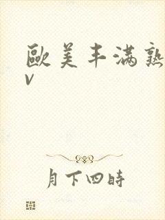 欧美丰满熟妇av