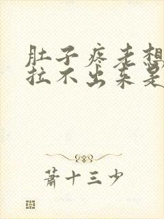 肚子疼老想拉屎拉不出来是怎么回事封面