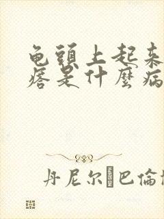 龟头上起来小疙瘩是什么病封面