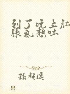 到了晚上肚子就胀气想吐