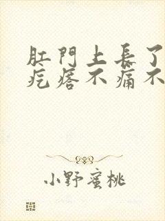 肛门上长了个硬疙瘩不痛不痒