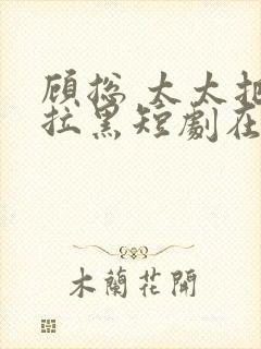 顾总 太太把你拉黑短剧在线观看免费