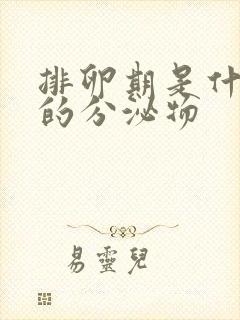 排卵期是什么样的分泌物