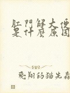 肛门解大便出血是什么原因