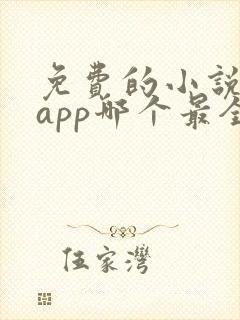 免费的小说阅读app哪个最全封面