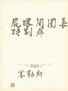 屁眼周围长疙瘩特别疼