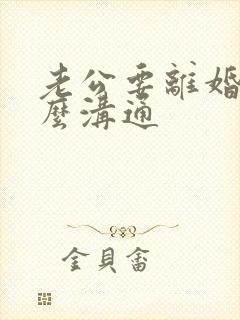 老公要离婚该怎么沟通